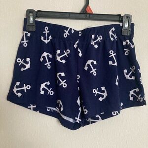 No Boundaries Navy Blue Anchor Shorts size xs/1